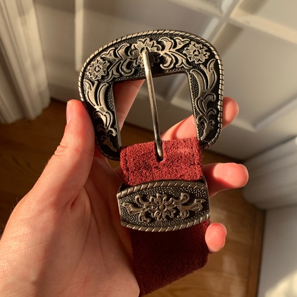 Free People Black Rock Western Belt - Picture 2 of 5